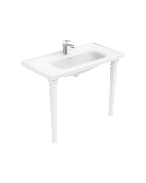 Antik Dolap Uyumlu 100 Cm Lavabo ve Ayak Seti ürün görseli 1