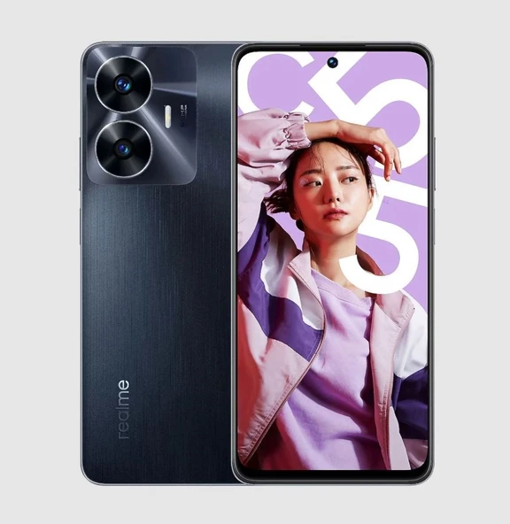 REALME C55 Siyah 128 GB/ 8+4 GB RAM YENİLENMİŞ ÜRÜN (B KALİTE) ürün görseli 1