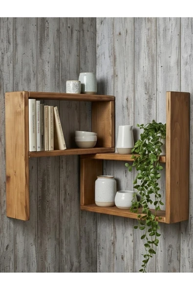 AHŞAP CRAFT duvar raf ürün görseli 1
