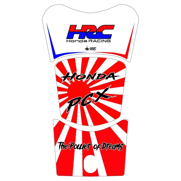 Grippatch Honda PCX 125 (2025) ile Uyumlu Tank Pad GC40-DK-8 ürün görseli 1