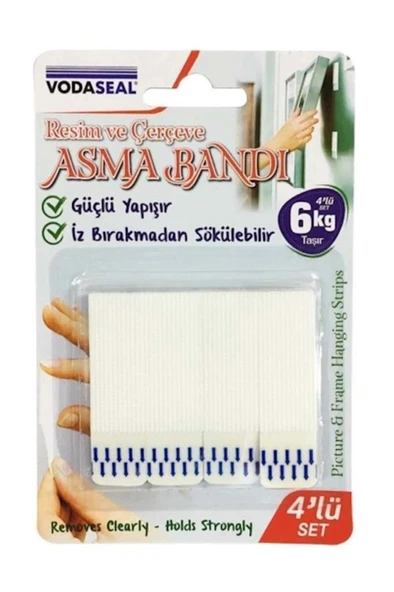 Vodaseal Resim Ve Çerçeve Asma Bandı - 4 Lü Set ürün görseli 1