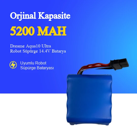 Dreame Aqua10 Ultra Robot Süpürge 5200 mAh Batarya ürün görseli 1