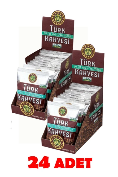 Orta Kavrulmuş Türk Kahvesi 24 Adet (2x12) ürün görseli 1
