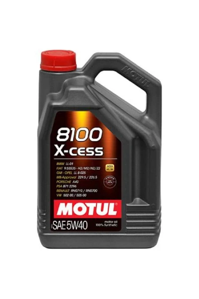 Motul 8100 X-Cess 5w-40 4 lt Motor Yağı ürün görseli 1