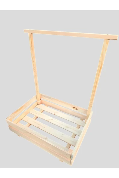 AHŞAP CRAFT Ahşap Kasa, Ahşap Bebek Kırk Sepeti ürün görseli 1