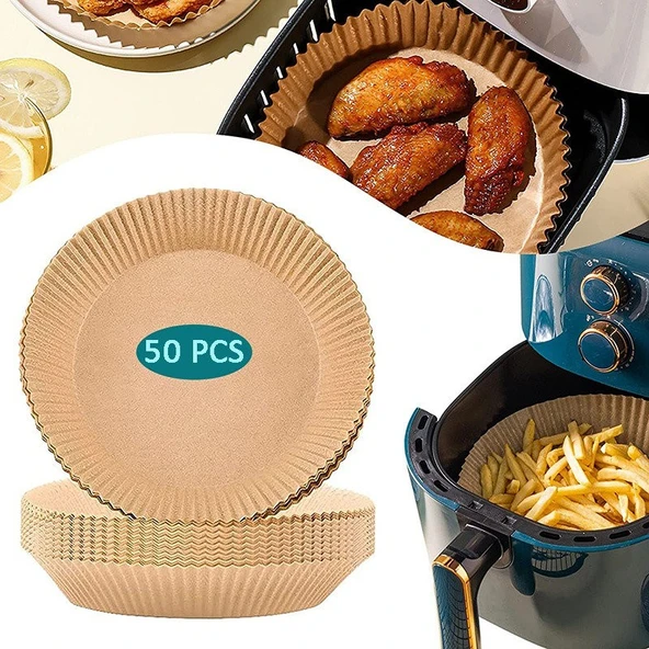 Yuvarlak Airfryer Pişirme Kağıdı ürün görseli 1