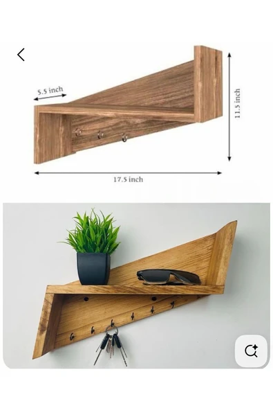 AHŞAP CRAFT Ahşap Çiçeklik/Raf ürün görseli 1