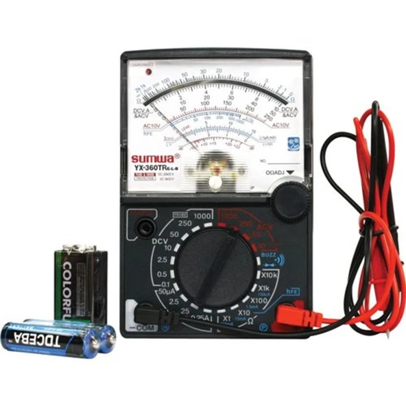 SAMWA YX-360TR E-L-B Analog Ölçü Aleti İbreli Multimetre Elektrik Elektronik Ölçüm Cihazı ürün görseli 1