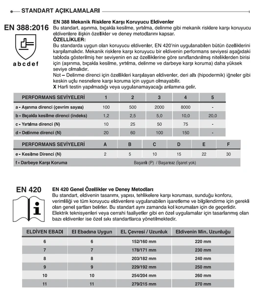 1 Çift Petrolcü Eldiven Starline E-370 4/4 Kaplı 4111x 9 No - Resim 4