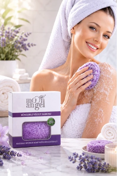 Süngerli Sabun Doğal Güzellik Diva Extract Vücut Sabunu ürün görseli 1