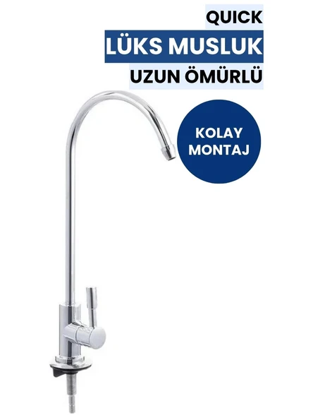 Su Arıtma Musluğu  Paslanmaz Gövde  Kolay Montaj  Tüm Sistemlerle Uyumlu ürün görseli 1