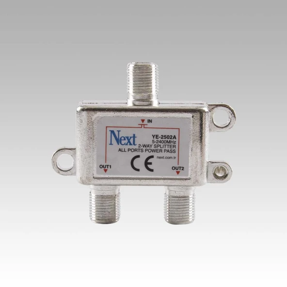 Next YE-2502A 2 Çıkışlı Splitter ürün görseli 1