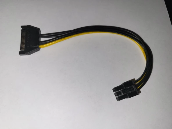PRİMEX Sata To 6 Pin Pci-Express Ekran Kartı Power Çevirici Güç Kablosu ürün görseli 1