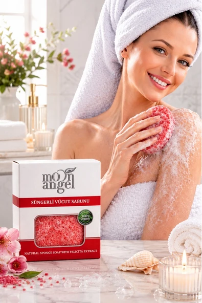 Süngerli Sabun Doğal Güzellik Felicita Extract Vücut Sabunu ürün görseli 1