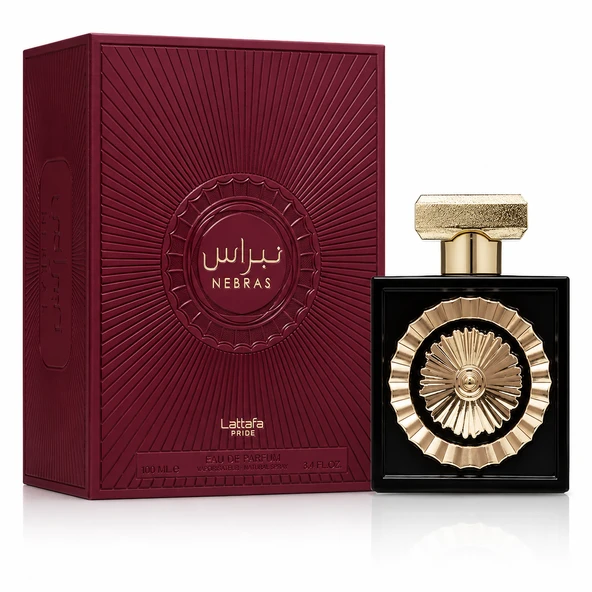 Lattafa Nebras EDP 100 ML Unisex Parfüm Vanilya Kırmızı Meyveler Kakao Amber Kalıcı Niş Koku ürün görseli 1