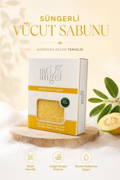 Süngerli Sabun Doğal Güzellik Tropical Extract Vücut Sabunu ürün görseli 1