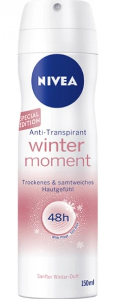 Nivea Winter Moment Sprey Deodorant ürün görseli 1
