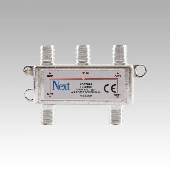 Next YE-2504A 4 Çıkışlı Splitter ürün görseli 1