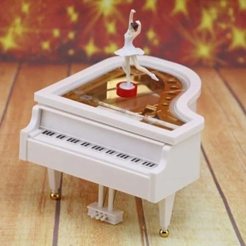 Balerin Figürlü Piyano Müzik Kutusu - Resim 2