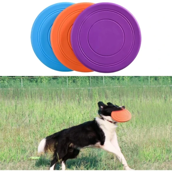 Silikon Frizbi Köpek Oyuncağı ürün görseli 1