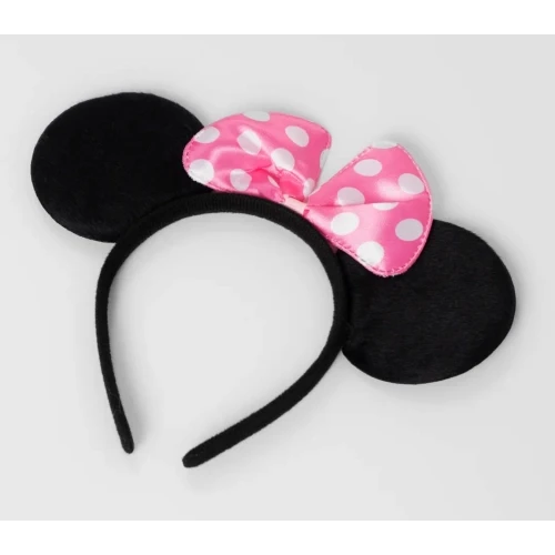 Pembe Fiyonklu Minnie Mouse Tacı - Resim 4
