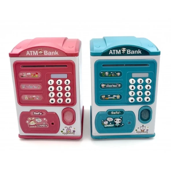 Sevimli Tasarımlı Şifreli ATM Kumbara ürün görseli 1