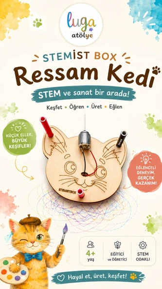 Stemist Box: Ressam Kedi ürün görseli 1