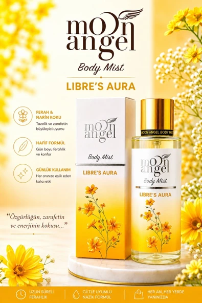 Kadın Parfümlü Body Mist Aura 250 ml Vücut Spreyi ürün görseli 1