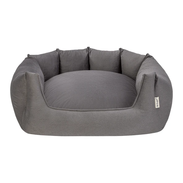Pet Comfort Barcelona Kedi ve Köpek Yatağı Gri 75x65cm ürün görseli 1