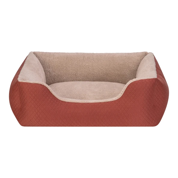 Pet Comfort Bravo Duo Köpek Yatağı Tarçın/Bej L 90x70cm ürün görseli 1