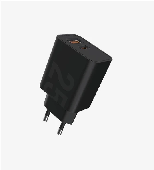 LİNKTECH T460e Strong Çevre Dostu PD Dual Port 25W Yüksek Hızlı Şarj Başlığı Beyaz ürün görseli 1