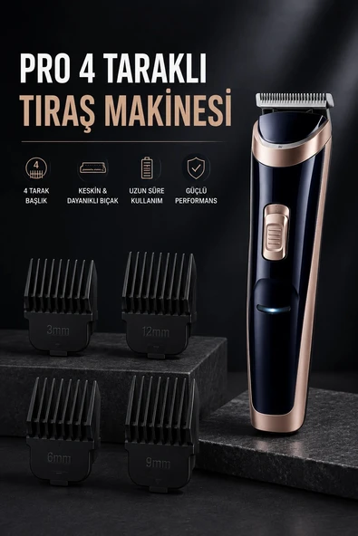 Paslanmaz Çelik Bıçaklı Hassas Çelik Bıçaklı Tıraş Makinesi ürün görseli 1