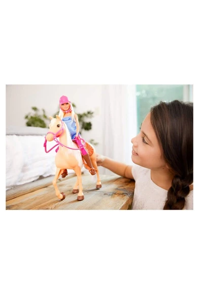 Barbie Ve Güzel Atı Oyun Seti Fxh13 - Resim 2