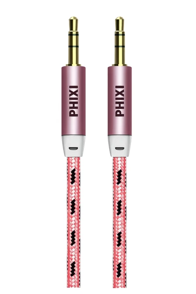PHIXI A852O AUX KABLO TURUNCU ürün görseli 1