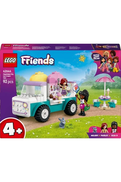 LEGO ® Friends Heartlake City Dondurma Kamyonu 42644 - 4 Yaş ve Üzeri Oyuncak Yapım Seti (92 Parça) ürün görseli 1