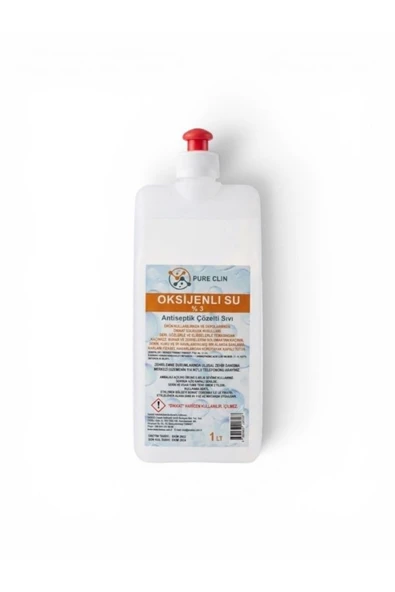PURECLİN Oksijenli Su Yara Temizleme Antiseptiği 1 Litre ürün görseli 1