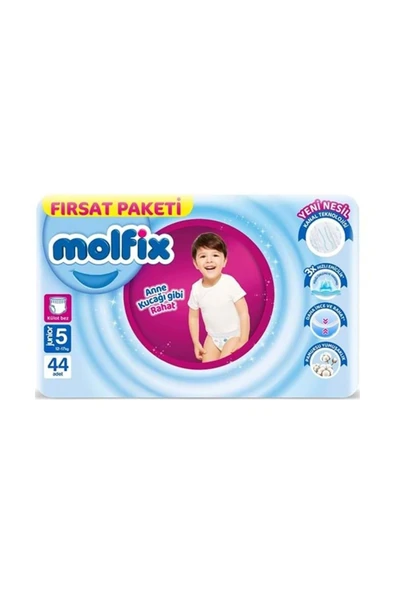 MOLFİX KÜLOT BEZ NO:5 JUNİOR FIRSAT PAKETİ 44'lü ürün görseli 1