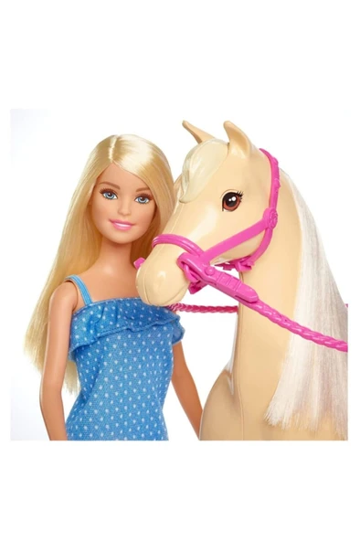 Barbie Ve Güzel Atı Oyun Seti Fxh13 - Resim 3