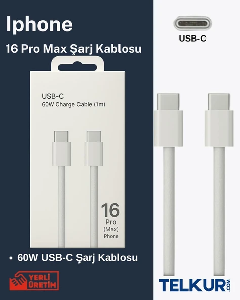 FERRO FC-16 Apple iPhone 16 Pro Max Uyumlu  Type-C - Type-C Kablo ürün görseli 1