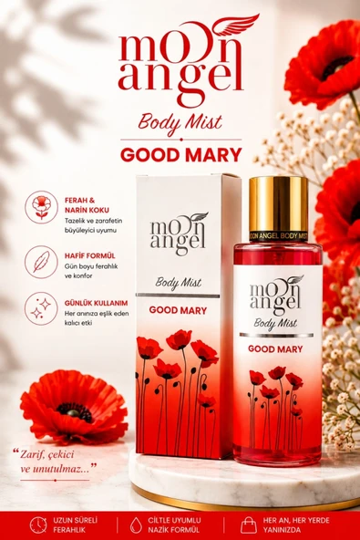 Kadın Parfümlü Body Mist Good Mary 250 ml Vücut Spreyi ürün görseli 1