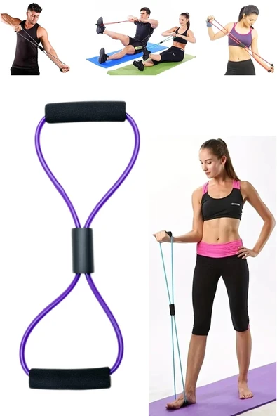 Pilates Egzersiz Direnç Lastiği Vücut Şekillendirici Kelebek Direnç Lastiği ürün görseli 1
