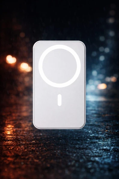 5000 mAh Hızlı Şarj Powerbank – Kablolu & Kablosuz Çift Şarj, Ultra Kompakt Taşınabilir Güç Bankası ürün görseli 1