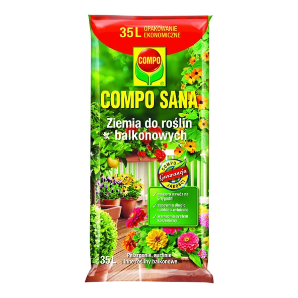 Compo 4051 Balkon Bitkileri İçin Toprak 35 L ürün görseli 1