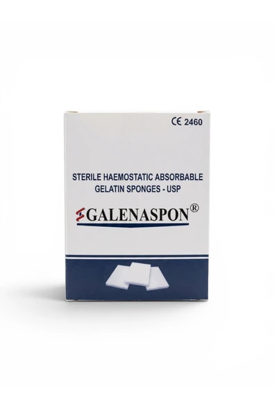 GALENA Standart 80X50X10MM Hemostatik Sünger Kanama Durdurucu 10'lu ürün görseli 1