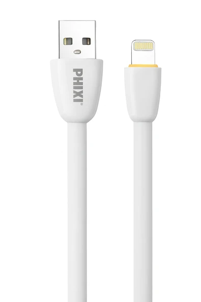 Phixi CB411L Force Yassı Kablolu 100 Cm Lightning Şarj ve Data Kablosu ürün görseli 1