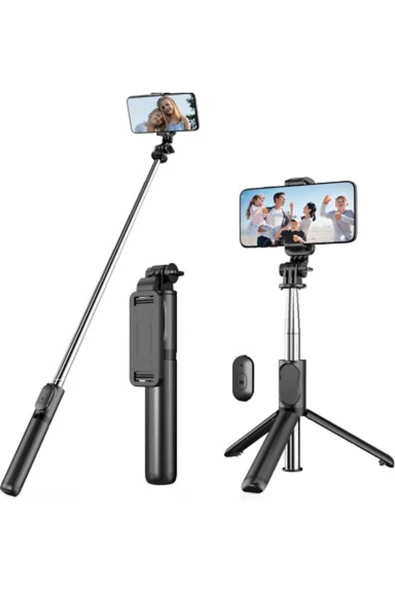 Uzatılabilir Katlanabilir Telefon Tripodu – 360° Döner, Hafif ve Taşınabilir Profesyonel Selfie Standı ürün görseli 1