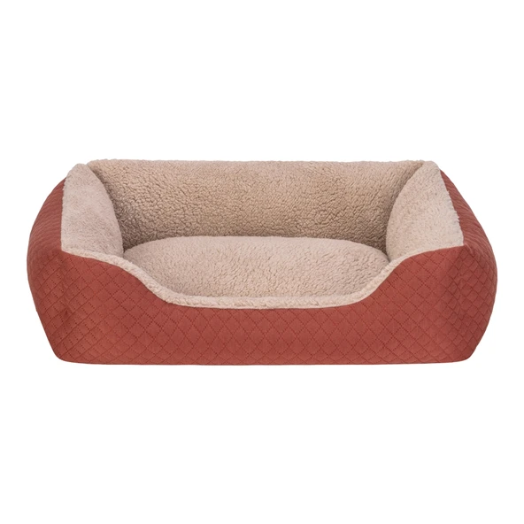 Pet Comfort Bravo Duo Kedi ve Köpek Yatağı Tarçın/Bej S 55x45cm ürün görseli 1