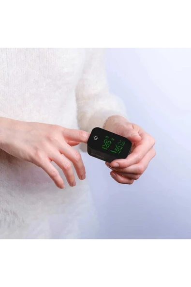 JUMPER Parmak Tipi Pulse Oksimetre 500G Siyah - Resim 4