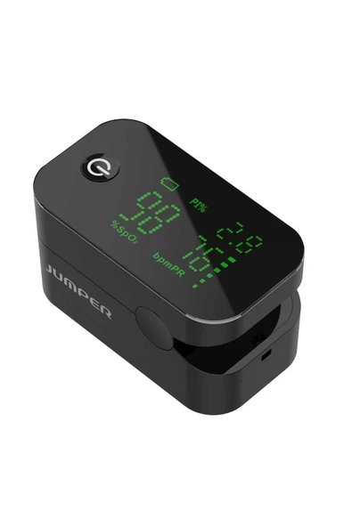 JUMPER Parmak Tipi Pulse Oksimetre 500G Siyah - Resim 2