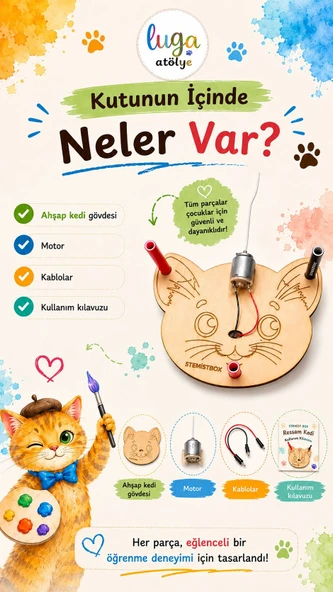 Stemist Box: Ressam Kedi - Resim 2